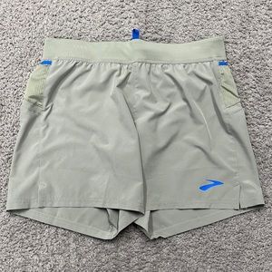 Mens Brooks running shorts 5”